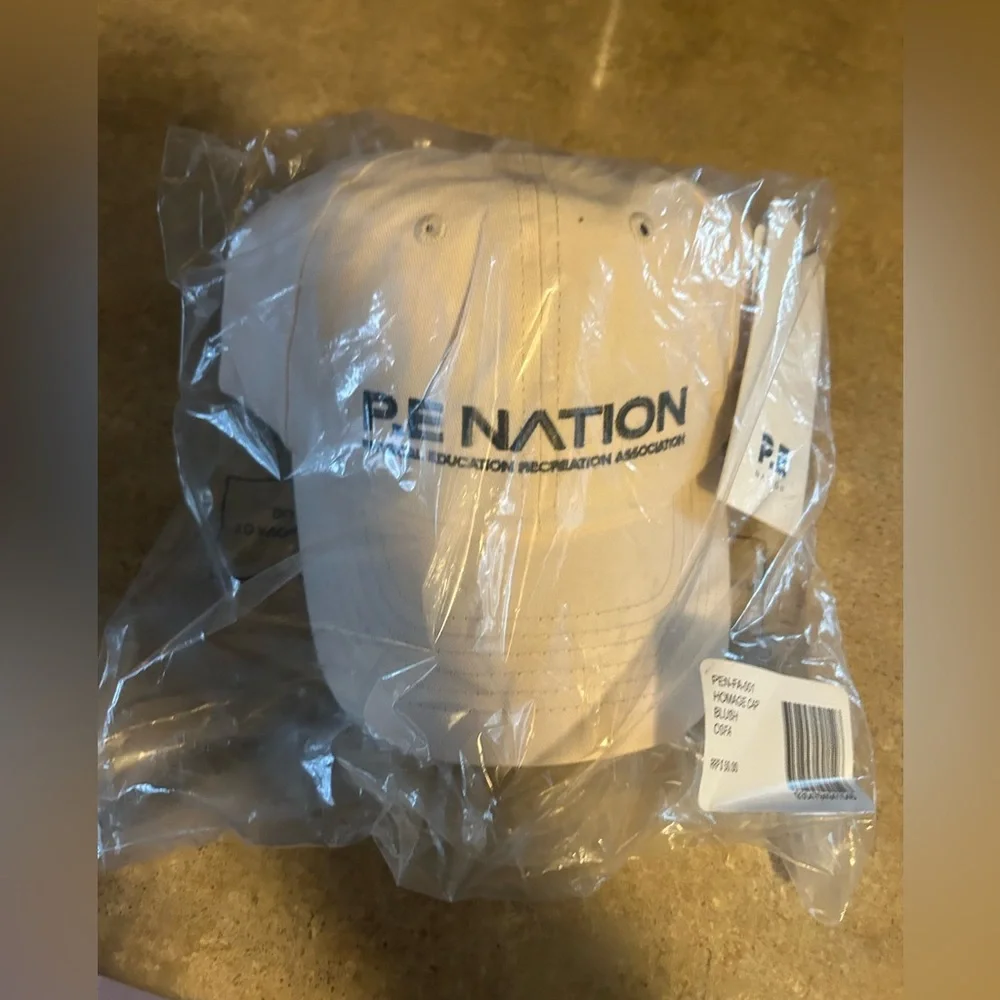 P.E Nation Hat “Homage”  Baseball Cap Light Blush Pink NWT